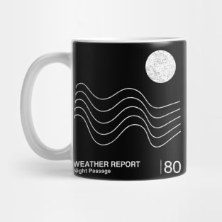 Weather Report / Minimalist Graphic Artwork Fan Design Mug